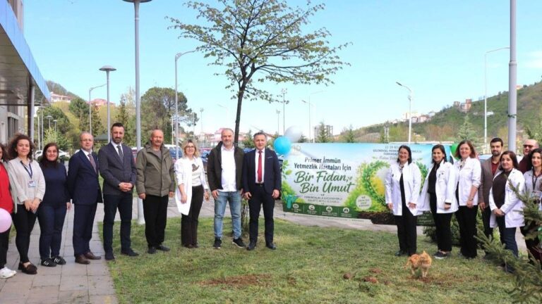 Giresun’da İmmün Yetmezliğe Karşı “Umut Fidanları” Toprakla Buluştu