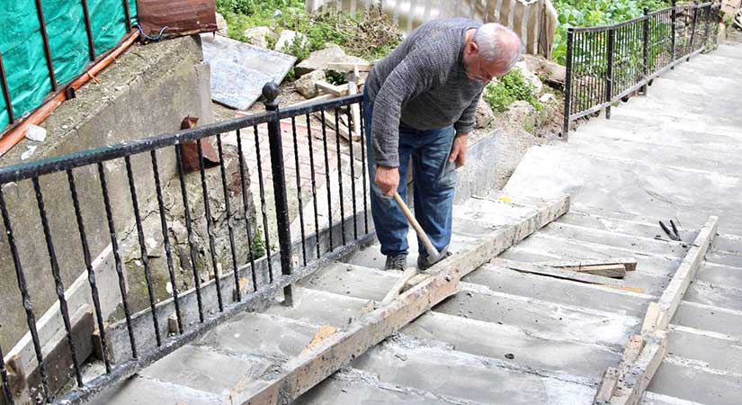 Giresun’da üstyapı çalışmaları tüm hızıyla sürüyor