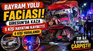 Giresun’daki feci kazada aynı aileden 5 kişi öldü