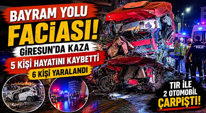 Giresun’daki feci kazada aynı aileden 5 kişi öldü