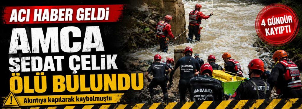 Amca Sedat Çelik ölü bulundu