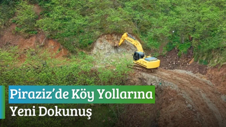 Piraziz’de Köy Yollarına Yeni Dokunuş