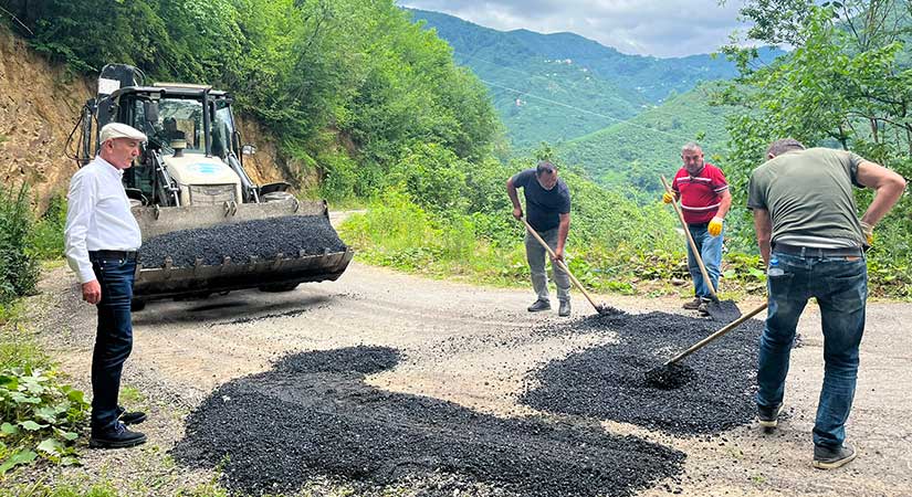 Duroğlu’nda asfalt sezonu hızla başladı