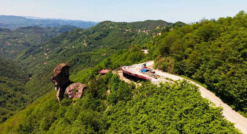Gelin Kayası turizme kazandırılıyor