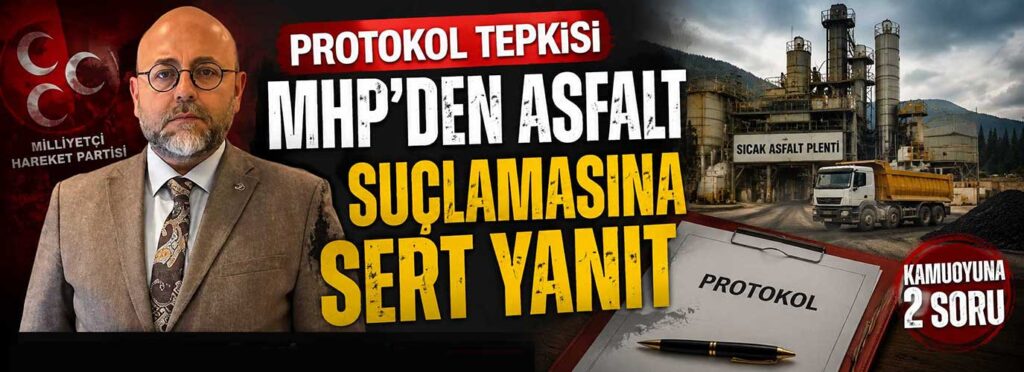 MHP’den asfalt suçlamasına sert yanıt