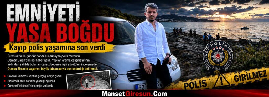 Kayıp polis yaşamına son verdi