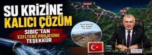 Sıbıç’tan Ezeltere projesine teşekkür