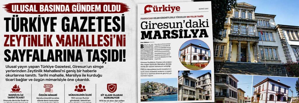 Türkiye Gazetesi Zeytinlik Mahallesi’ni sayfalarına taşıdı