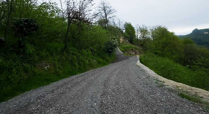 Piraziz’de 12,8 kilometrelik yol tamamlandı