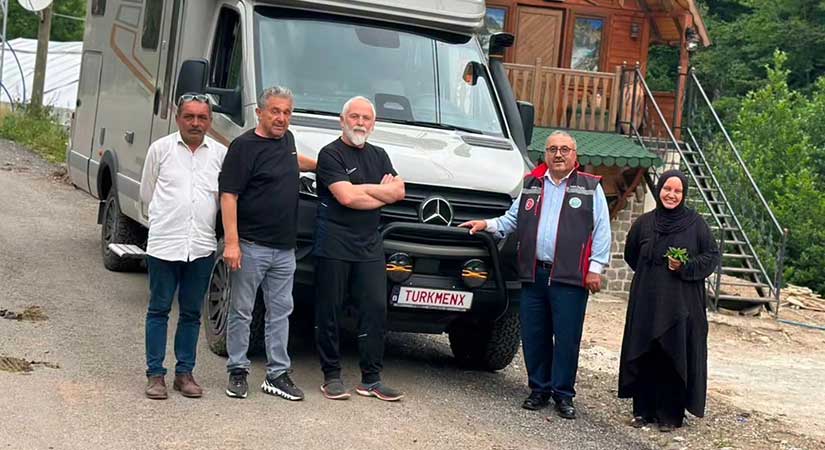 Türkmenistanlı gezginlere sıcak karşılama