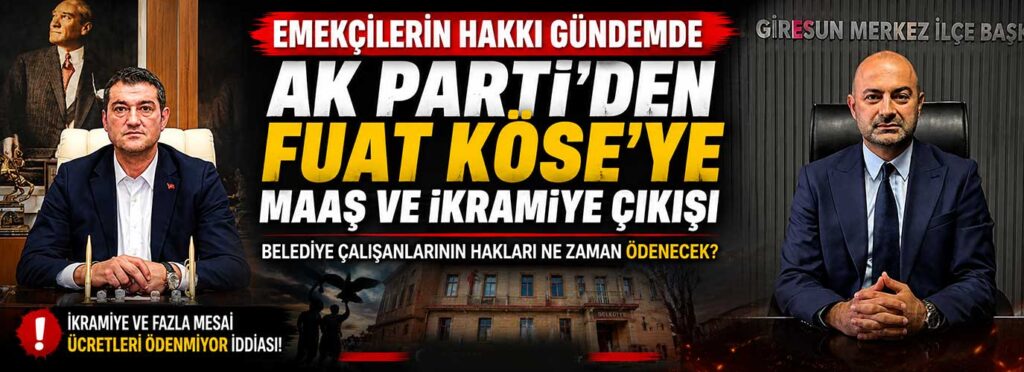 AK Parti’den Fuat Köse’ye maaş ve ikramiye çıkışı