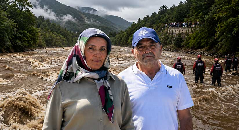 Zıva Deresi selinde ne yazık ki anne de ölü bulundu
