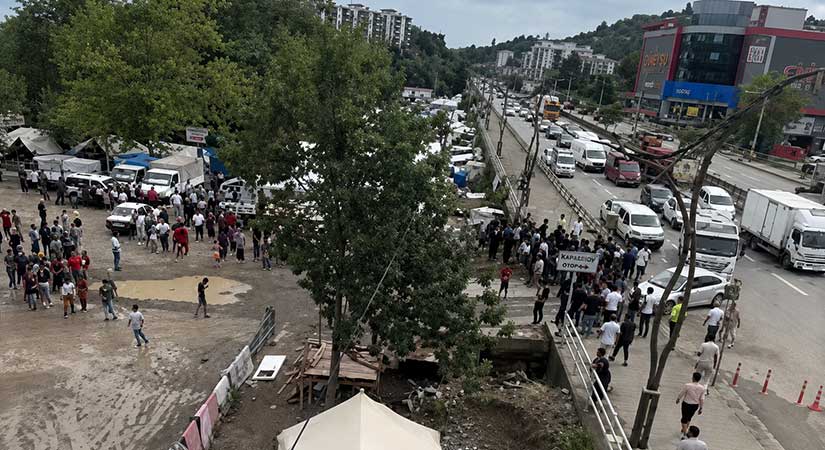 Aksu şenlik alanında Giresun’a yakışmayan görüntüler